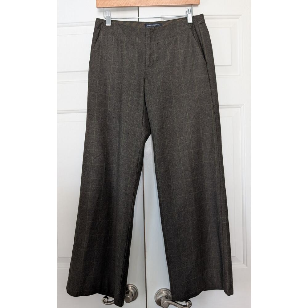 Banana Republic Martin Wool Wide Leg Pants